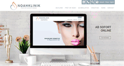 Desktop Screenshot of noahklinik.de